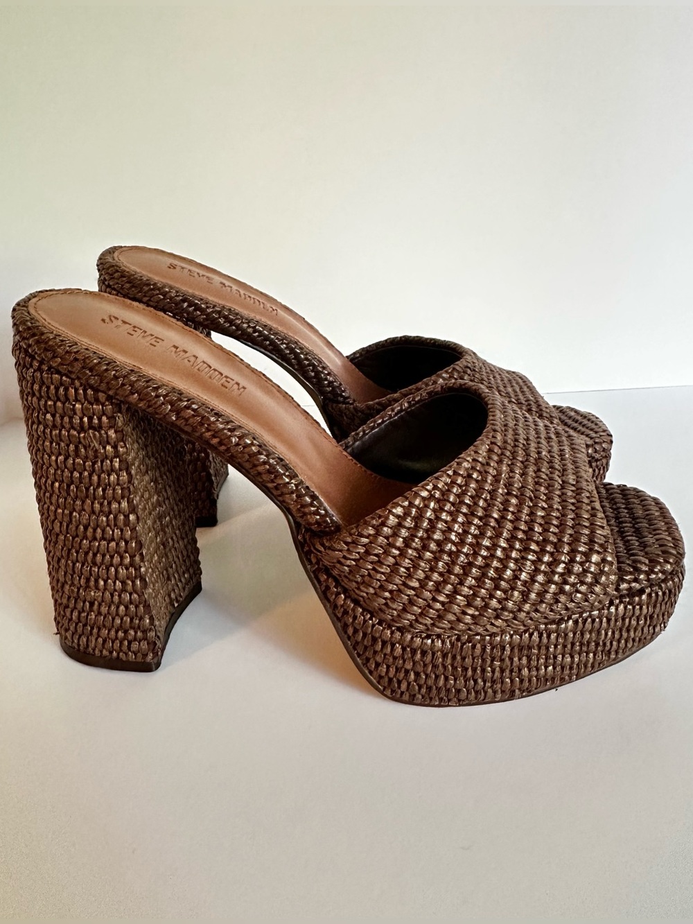 Steve Madden Joel Platform Block Heel Sandal - Picture 1 of 7